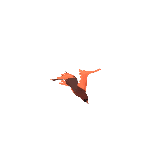 Low Poly Northern Cardinal